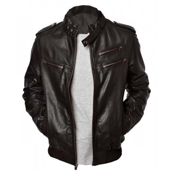 Fashion Men Leather Jacket