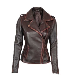 Fashion Women Leather Jacket