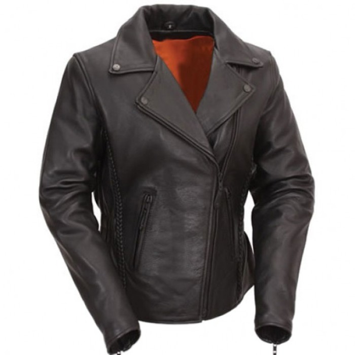 USA Biker Jacket For Women